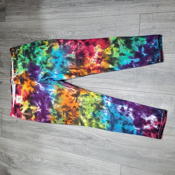 Old Navy Denim - Old navy rainbow Rockstar jeggings jeans size 14